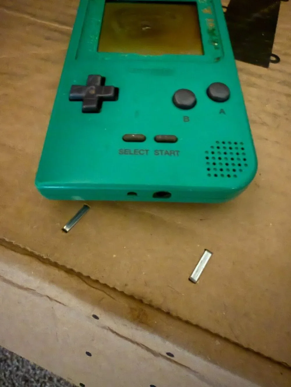 Nintendo Game Boy Pocket Green MGB-001 Does No Power For Parts Repair US Seller